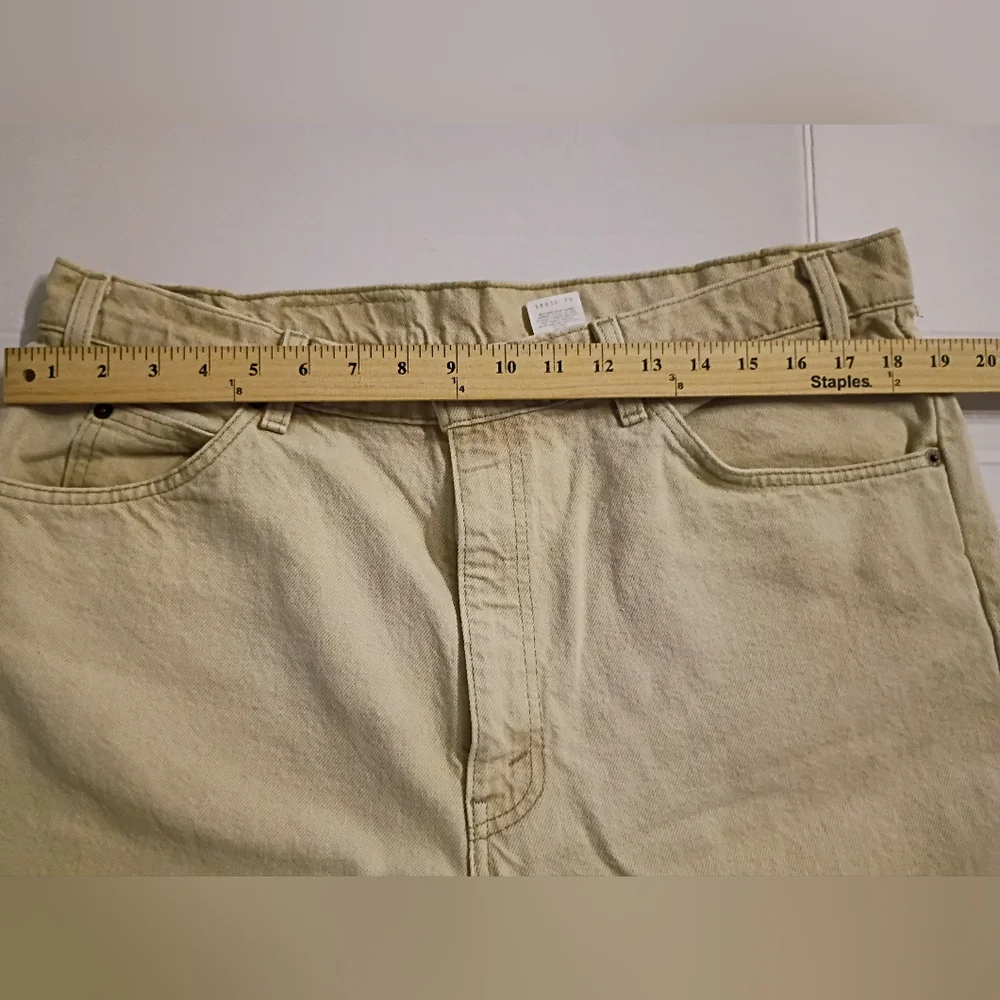 VTG Levi's Men's 550 Straight Jeans in Tan 1995 Sz 38 L‎ 30
